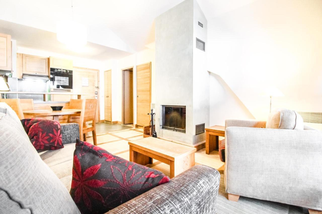 Les Terrasses D'Eos, 1-Bed Apartment With Fireplace, Ski In, Ski Out แฟลน ภายนอก รูปภาพ