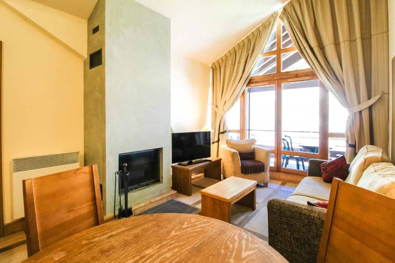 Les Terrasses D'Eos, 1-Bed Apartment With Fireplace, Ski In, Ski Out แฟลน ภายนอก รูปภาพ
