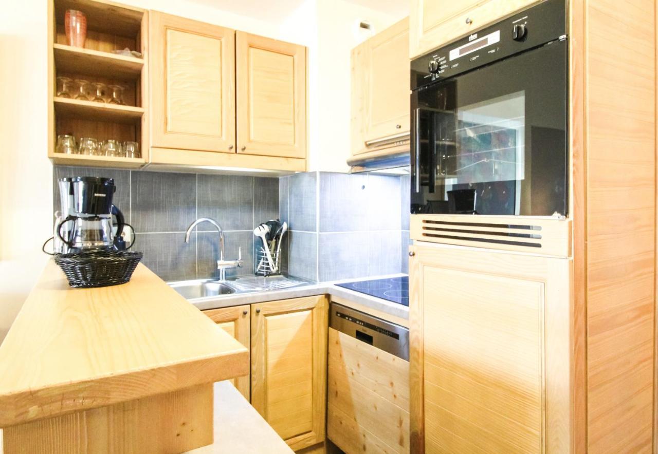Les Terrasses D'Eos, 1-Bed Apartment With Fireplace, Ski In, Ski Out แฟลน ภายนอก รูปภาพ